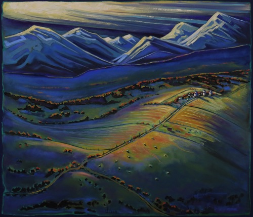 October Foothills  36 x 42
oil on canvas $3300 sold